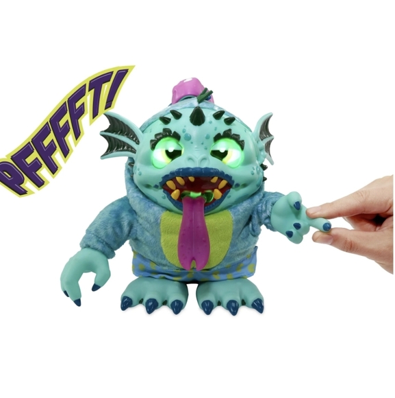 Crate Creatures Surprise Big Blowout Croak Animated Interactive Toy 8" Tall. - Picture 3 of 8